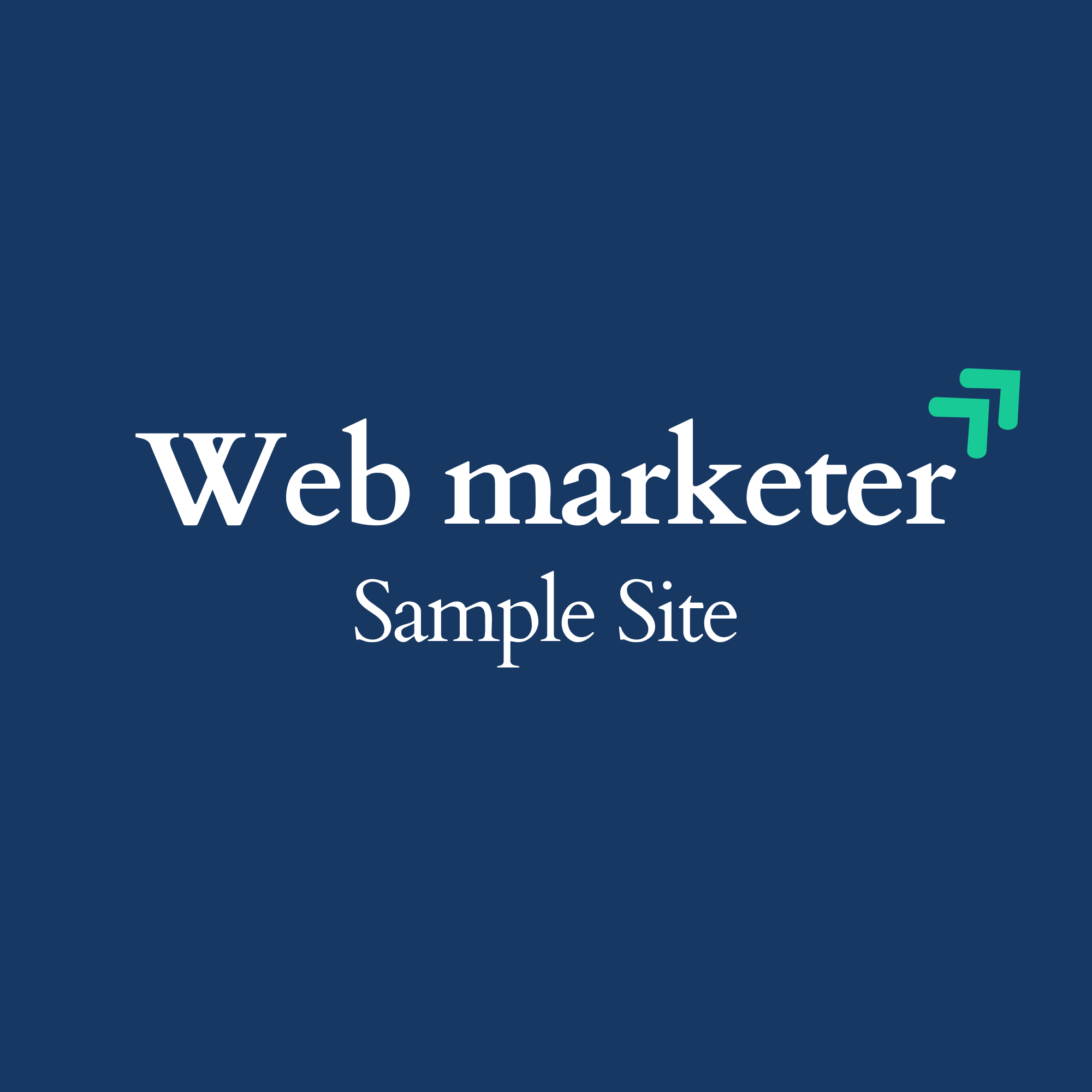WEBマーケター　デモサイト